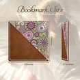 thumbnail image 2 of Personalized Leather Bookmarks, Fun & Cute Book Accessories for Reading Lovers, Unbreakable Page Markers for Women Men Girls Boys Student Teacher Kids Retirement Birthday Gifts (Vintage Swirl), 2 of 3