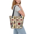 thumbnail image 2 of Fotbe Rustic Plaid Forest Lodge Bolsa de Playa con Estampado, Bolsa de Hombro, Bolsa de Mano Espaciosa, Bolsa de Viaje Ligera, Bolsa de Compras Versátil, 2 of 6