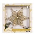 thumbnail image 7 of Kurt Adler 10-Light LED Star with Twisted Scroll Accents Tree Topper, 7 of 7