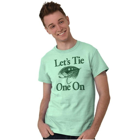 Funny Fishing Anglerfishing Bait Hook Plus Size Crewneck Graphic Tee Shirt Brisco Brands 2X