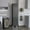 Brown, variant on Black Storage Cabinet with Broom Hanger/Home Storage Solution/Adds Space to Your Room