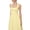Yellow, variant on Summer Midi Dresses for Women Halter Sleeveless Square Neck Dresses Fitted Waist Causal Solid Dress, S