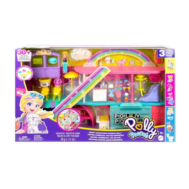 Set de Juego Polly Pocket Centro Comercial de Dulces Sorpresas
