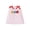 Pink, variant on Toddler Baby Girl Back to School Dress Kids Kindergarten Outfits Toddler Girl Summer Tank Dress Sleeveless 2 3 4 5 6 7 Years Apple Embroidery Striped Bow Decor A-Line Dress