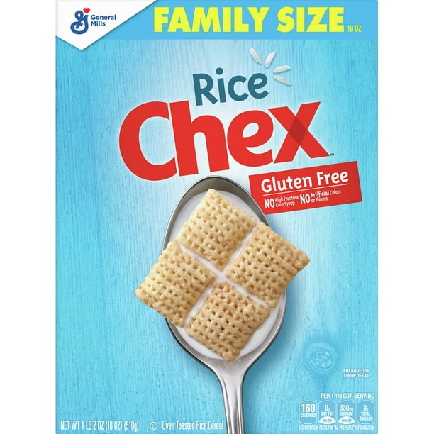 Rice Chex Cereal, Gluten Free, 18 oz