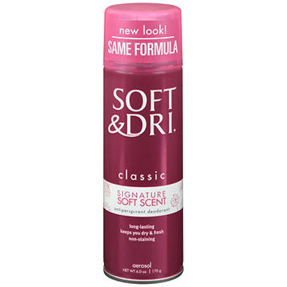 Soft & Dri Classic Aerosol AntiPerspirant Deodorant Signature Soft