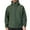 Green-f, variant on QHFBli Windbreaker Jackets for Men Tactical Softshell Lined Lightweight Coat with Hood Zipper Outdoor Hiking Jackets