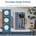 thumbnail image 2 of RO100ROPOT-LITE Countertop Reverse Osmosis Water Filter System, Blue, with One Extra Replacement Filter, Bundle, 2 of 6