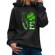 thumbnail image 1 of WILLBEST Sudadera de Mujer, Moda Femenina, Día de San Patricio, Temática Verde, con Estampado, Bolsillo, Manga Larga, con Capucha, Top, Sudadera 1559 Grande, 1 of 4