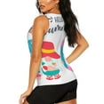 thumbnail image 3 of KLL Gnomes Summer Print Womens Tank Top Sleeveless Workout Tops Athletic Running Shirts Yoga Gym Clothes-XX-Large, 3 of 7