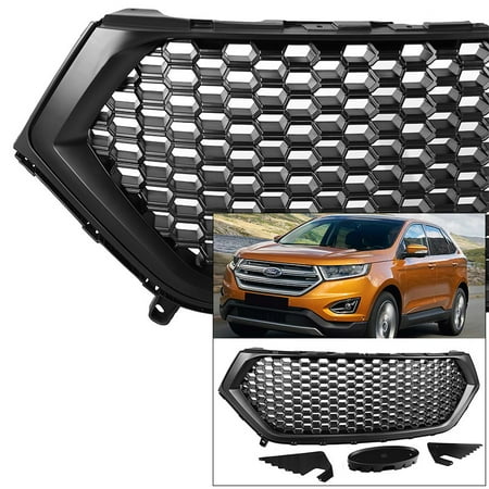 - Front Grille for Ford Edge 2015-2017 Mustang Style Matte Black Honeycomb