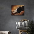 thumbnail image 2 of HFDF Guitar Music Wall Art Christian Guitar Pictures Wall Decor Praise Him With The Strings Canvas Painting Print Religious Decorations Artworks for Bathroom Music Studio Living Room 24x20inch Framed, 2 of 6