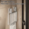 thumbnail image 5 of YIMWNYI Suction Cup Dirty Clothes Basket, Wall Mounted Foldable Laundry Storage, Bathroom Organizer for Towels, Robes, Modern Design for Small Spaces, Space-Saving Solution, 5 of 7
