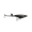 Chrome Black Back, variant on – Scramble – Topwater Prop-Style Bait – Rotating Tail – Bass Fishing – Surface Sputter Action