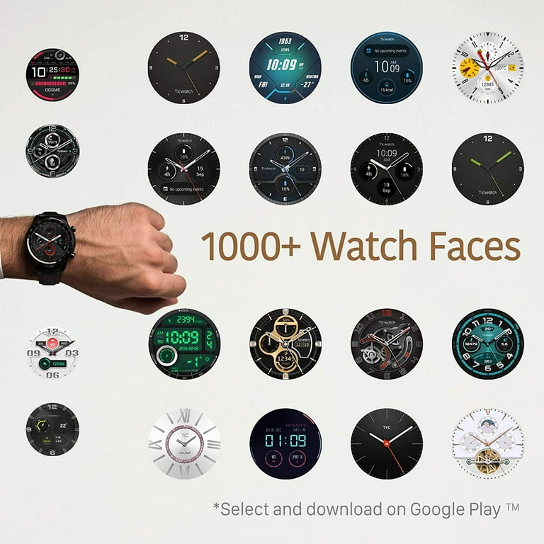 TicWatch Pro 3 GPS Smart Watch Men's Wear OS Watch Qualcomm