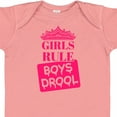 thumbnail image 4 of Inktastic Girls Rule, Boys Drool Girls Baby Bodysuit, 4 of 5