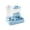 Blue, variant on Automatic Pet Feeder,2-in-1 Food and Water Dispenser Feeding Station for Cats Small Dogs Daily Use | Visible Transparent Storage | Detachable Easy Clean Design,Green