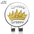 thumbnail image 1 of 1pcs Golf Ball Maker 24 Kinds For Choice With Golf Hat Visor Clips Golf Marker Wholesale Price crown, 1 of 6