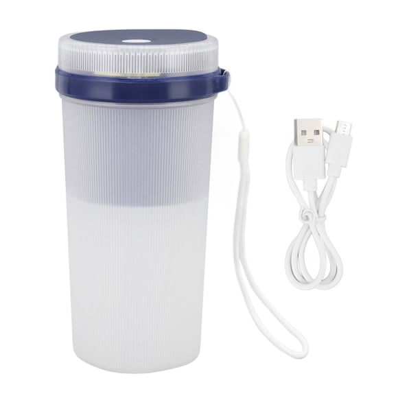 Licuadora portátil, taza exprimidora eléctrica con carga USB de 300 ml, taza exprimidora de seguridad eléctrica, parte superior de la línea