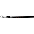 thumbnail image 6 of Dog, Puppy  Pet Leash, "Black Velvet Jeweled", 6 of 10