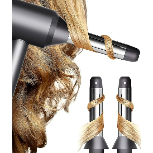 Automatic Curling Wands Attachments with 2 Curlers for Dyson Supersonic Hair Dryer Airwrap, Long Hai Gift