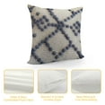 thumbnail image 4 of HENGT  Boho Throw Pillows Textured Bohemian Pillow Cover Diamond Wool Hand Decorative Cushion Covers Sofa Couch Bed Farmhouse Living Room Modern Decor, 4 of 5
