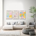 thumbnail image 5 of Set of 3 Framed Matisse Colorful Flower Market Canvas Wall Art Abstract Exhibition Posters Minimalist Prints Painting Wall Decor for Aesthetic Room Bedroom Living Room 12"x16"x3, 5 of 14