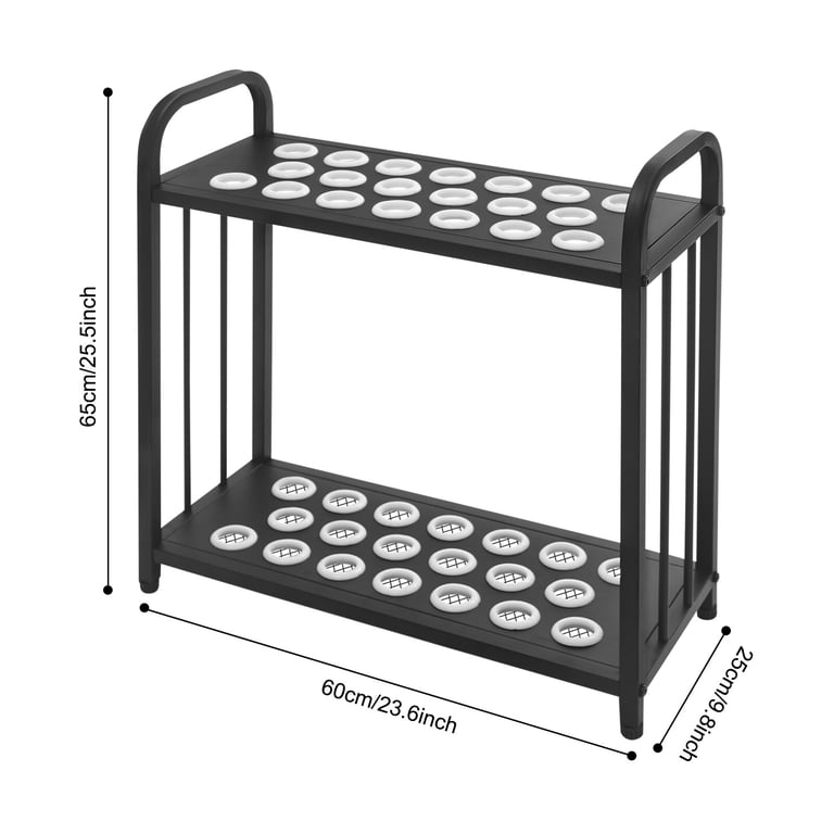 Heritage Floor Cue Rack Nutmeg