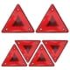 thumbnail image 1 of 6 señales de advertencia de movimiento lento, reflectores triangulares de seguridad para vehículos, señales de advertencia para carrocería., 1 of 8