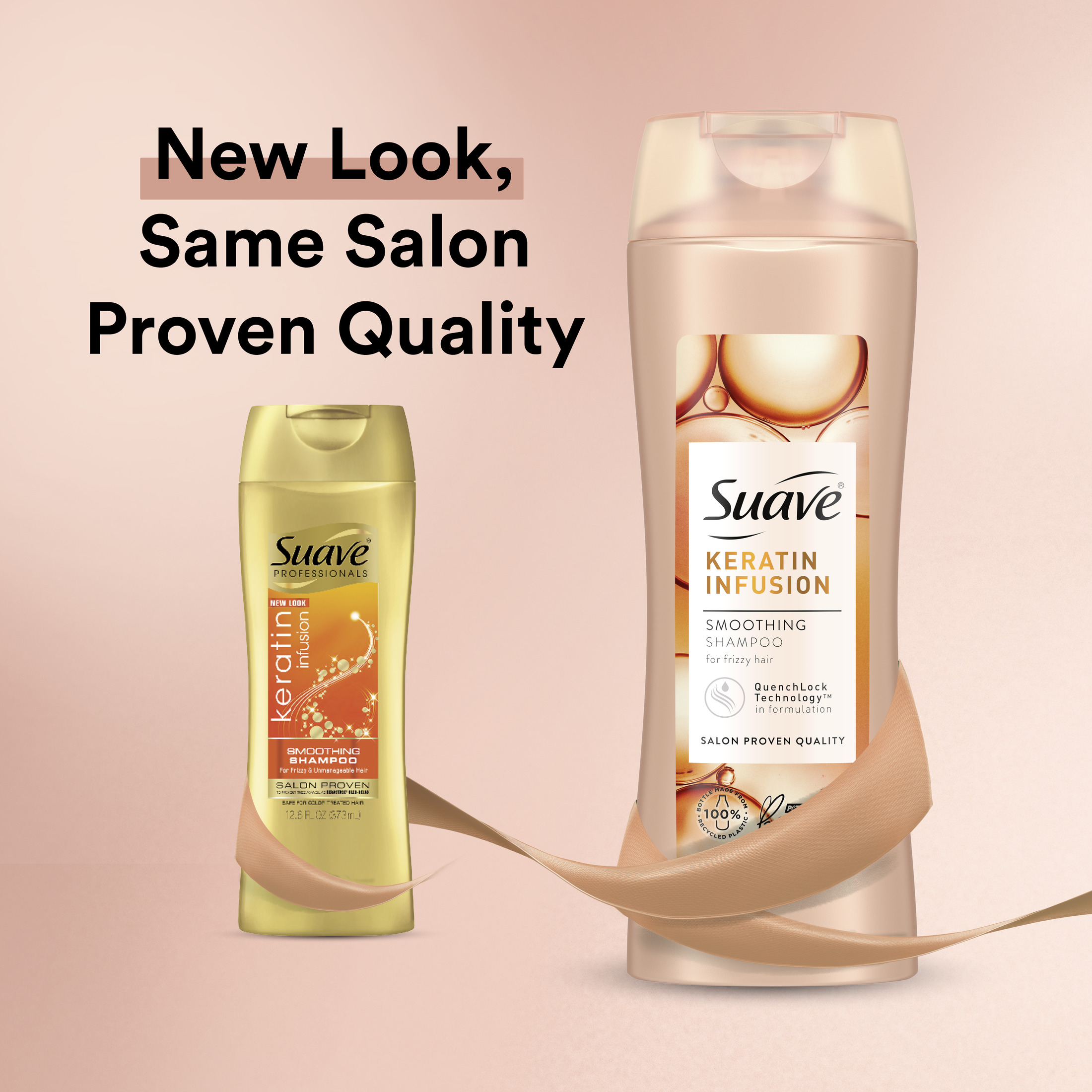 Suave Professionals Keratin Infusion Shampoo, Smoothing, 12.6 fl oz - image 3 of 15
