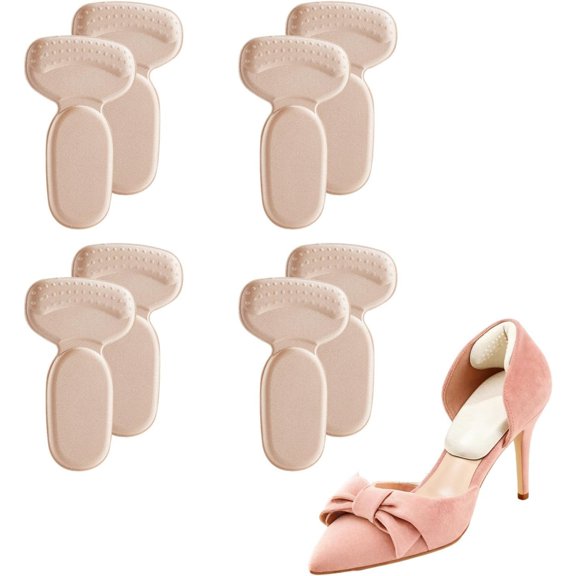 Heel Grips Liner Cushions Inserts for Loose Shoes, Heel Pads for Shoes, Anti Slip Shoe Inserts for Too Big Shoes Women Men, Soft Heel Protectors Stop Heel Slip & Blisters