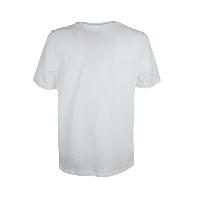 Men's Puma White ESS+ Tape T-Shirt - S