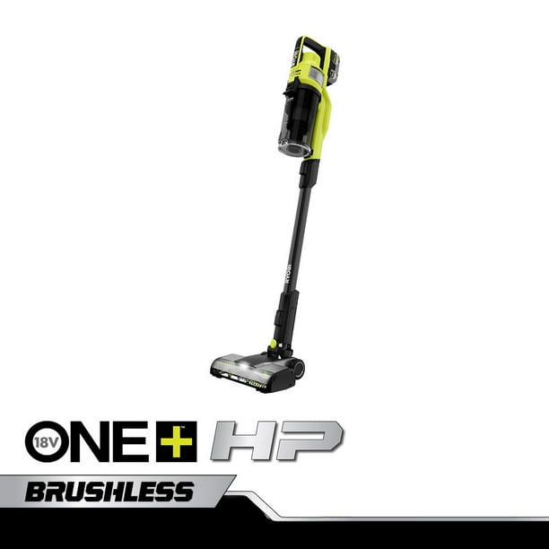 Aspiradora vertical inalámbrica RYOBI 18V ONE+ HP para mascotas