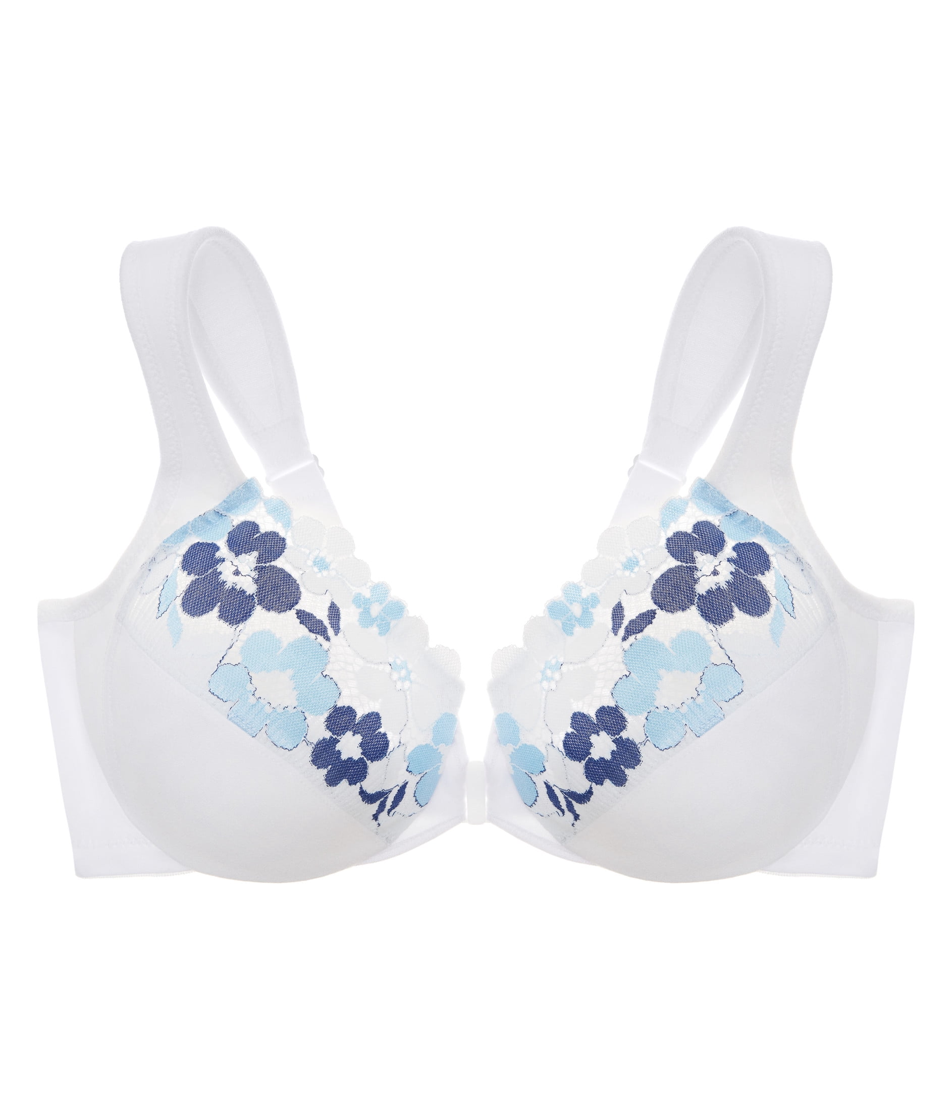 Glamorise Front-Closure Cotton WonderWire Underwire Bra 1241 (Women's & Women's Plus)