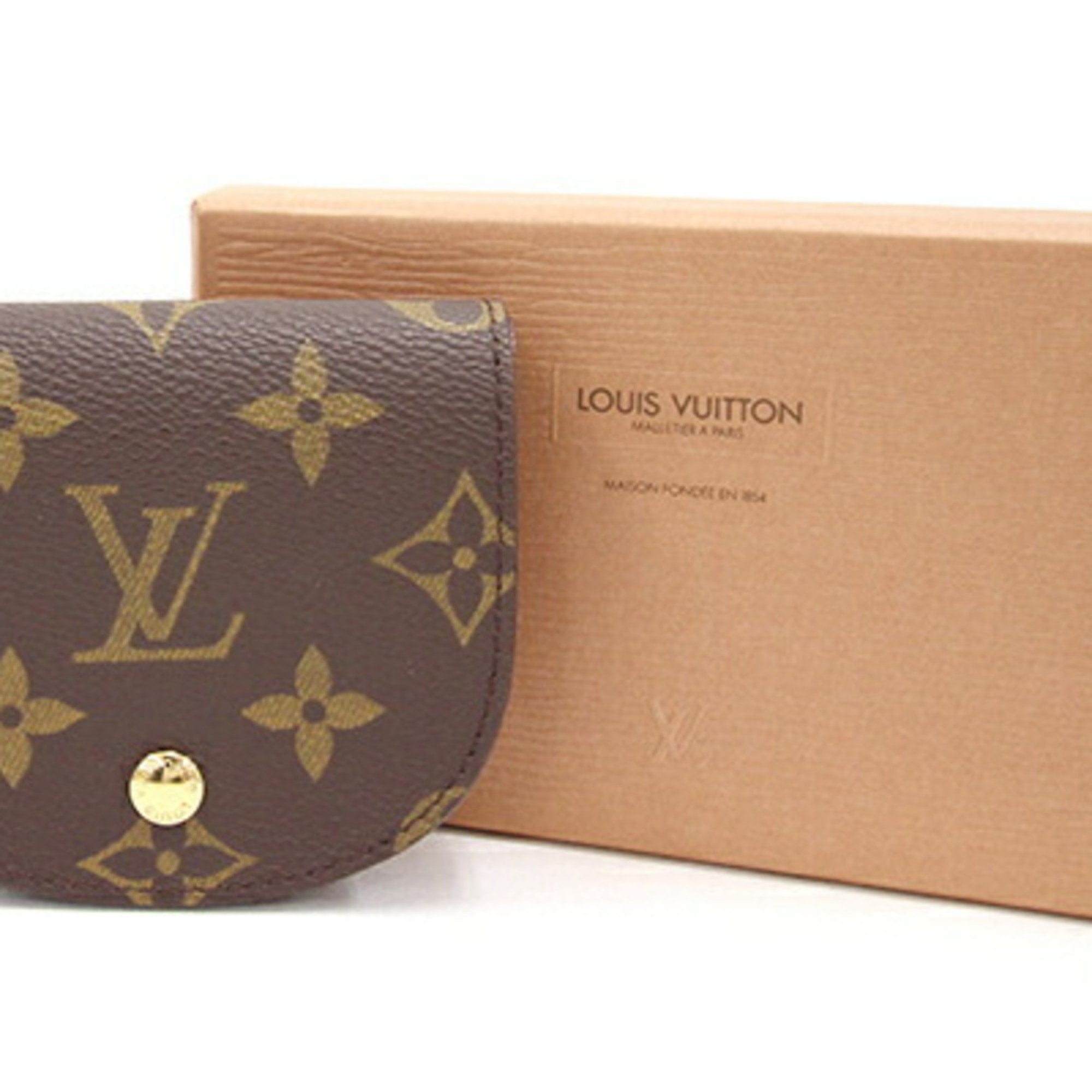 Louis Vuitton Coin Case Monogram Porte Monet Guze M61970 Wallet Small  LOUISVUITTON
