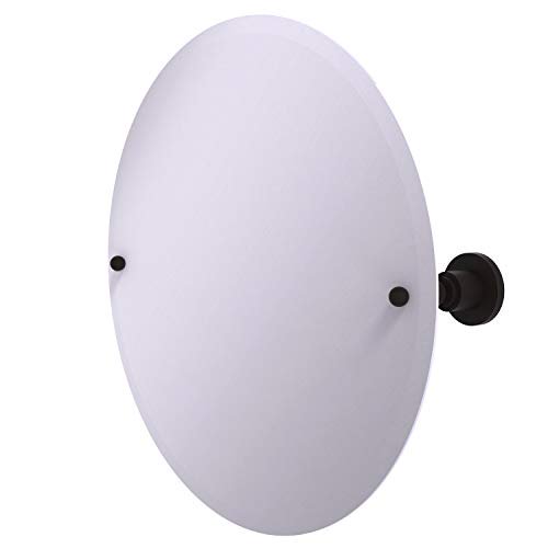 Allied Brass AP-90-ORB Miroir Inclinable Rond de 22 Pouces, Bronze Frotté à l'Huile