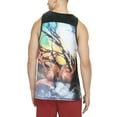 thumbnail image 2 of Ma Croix Mens Image Print "Genesis" Breathable Beachwear Sleeveless Tank Top, 2 of 6
