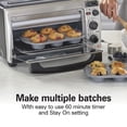 thumbnail image 6 of Hamilton Beach Space Saving Oven + Toaster, Holds a 9" Pizza or 3/4 Lb. of Fries, Stainless Steel Exterior, 6 of 8