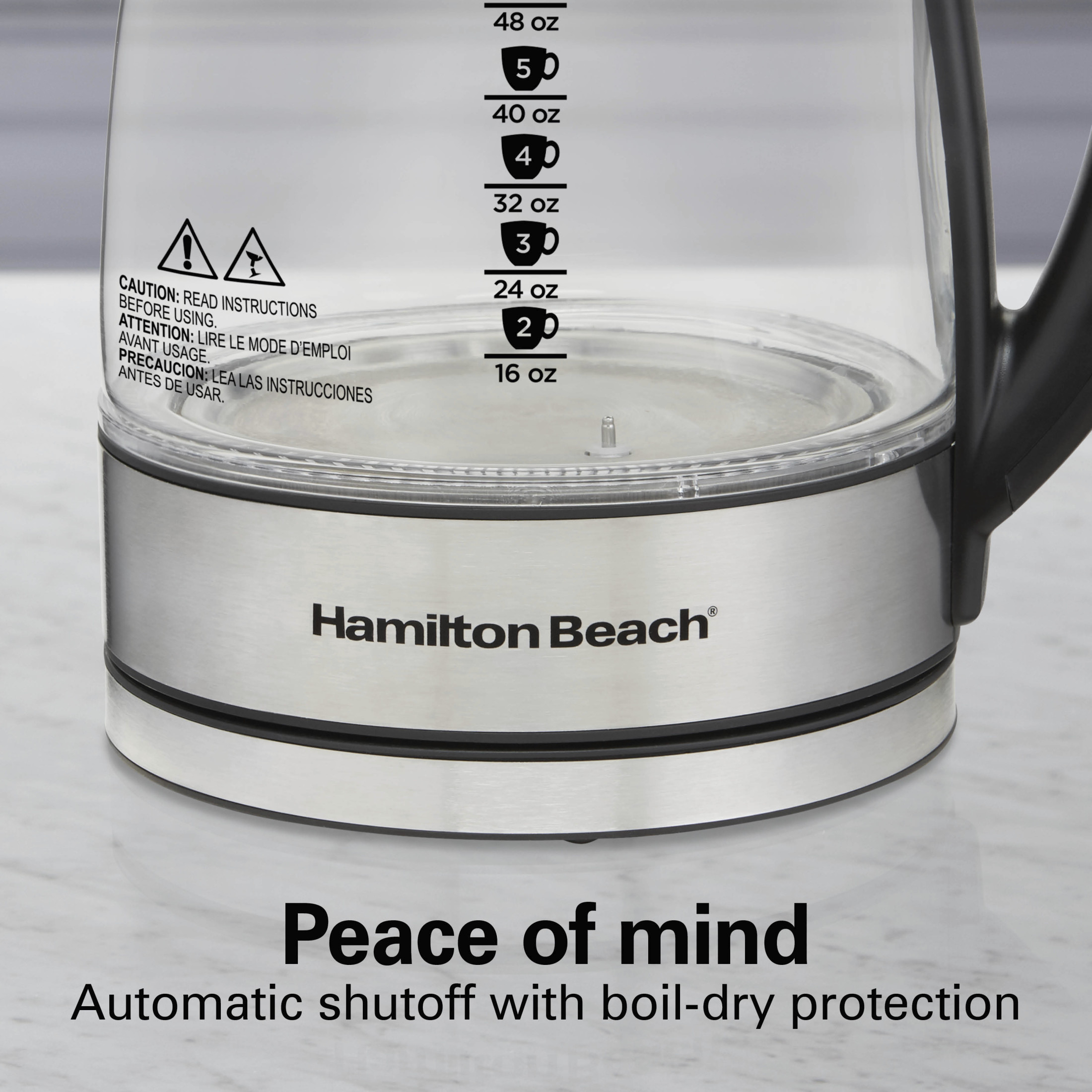 Hamilton Beach Temperature-Control Electric Kettle, 1.7L photo 5