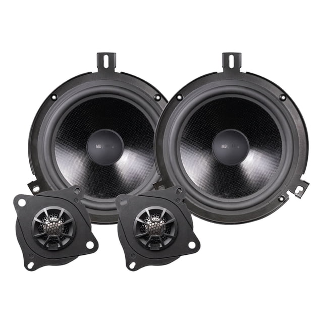 MB Quart 6.5" Front Dash or Rear Speakers Upgrade for Jeep Wrangler JK 07-18