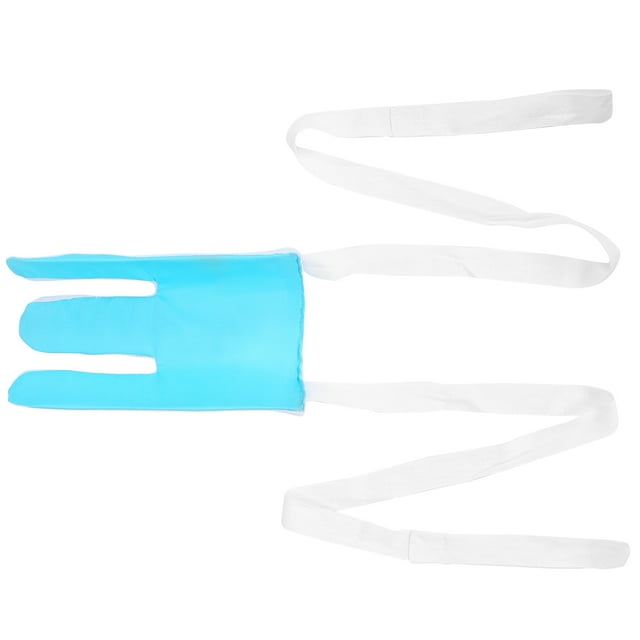Stocking Slider, Plastic + Cotton Cloth 8.9 X 4.7in Socks Wearing Helper Strong Flexibility For Elderly Blue White