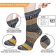 thumbnail image 2 of KAIYANG pares de calcetines de invierno para mujer, suaves y transpirables, calcetines gruesos de lana, calcetines coloridos, regalos de Navidad para mujer, 2 of 5