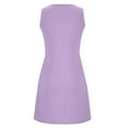 thumbnail image 6 of Jinhomg Little Girls Flowy Dress 2025 Fashion Spaghetti Straps Ruched Front Sundress Lightweight Comfy Sleeveless Midi Nightgown Casual Daily Wear Purple 9 Years, 6 of 7
