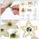 thumbnail image 2 of 120 piezas de flores artificiales de Navidad, campanas, lazos, coronas de árboles de Navidad para bodas, adornos navideños para interiores, decoraciones para Navidad, hogar, boda, fiesta (, 2 of 5
