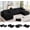 Black, variant on 149'' Boneless Couch, Plush Corduroy Modular Sectional Sofa, Convertible U-Shaped Sleeper Sofas, Oversized Cloud 6-Seat Floor Daybed, Side Pocket, 3 Pillows for Living Room, Apartment, Beige