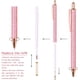thumbnail image 3 of Bolígrafo de prensa de polvo dorado de 4 piezas (plata + oro de imitación + magenta + oro rosa) Xemadio LRWJ985, 3 of 5