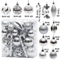 thumbnail image 5 of 29/36/40/50pcs Rose Gold/Red/Silver Christmas Ball Ornaments Special-shaped Christmas Tree Decoration Christmas Spheres Pendant (Rose Gold  (40pcs),Special-shaped), 5 of 7