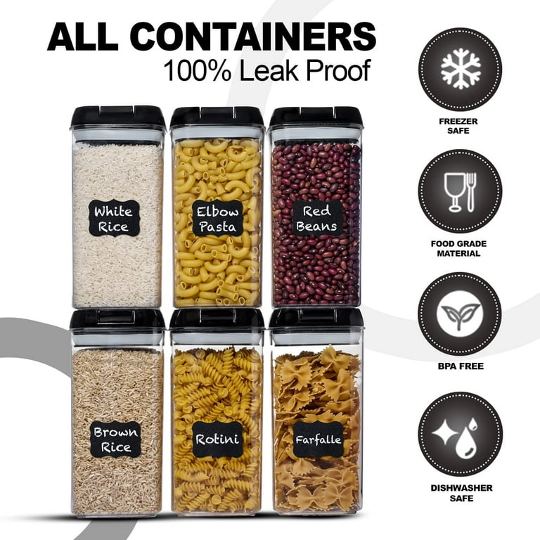 Shazo Airtight Leak Proof Food Storage and Container Pantry Set of