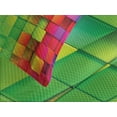 thumbnail image 3 of Ambesonne Geometric Quilted Bedspread Set 3 Pcs, Rainbow Color, King Size, Multicolor, 3 of 4