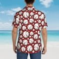 thumbnail image 5 of Haiem Cute Baseball Printed Hawaiian Shirt for Men - Men’s Casual Beach Summer Shirts - Stretch Fabric with Modern Fit-Medium, 5 of 7